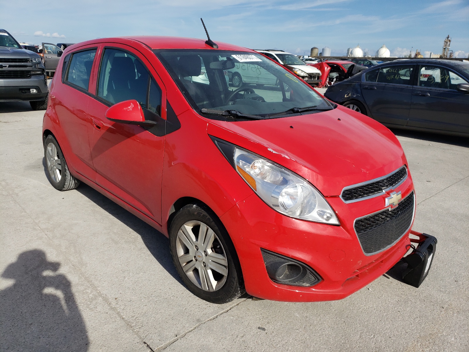CHEVROLET SPARK 1LT 2014 with VIN KL8CB6S92EC517966 - Photo from auction