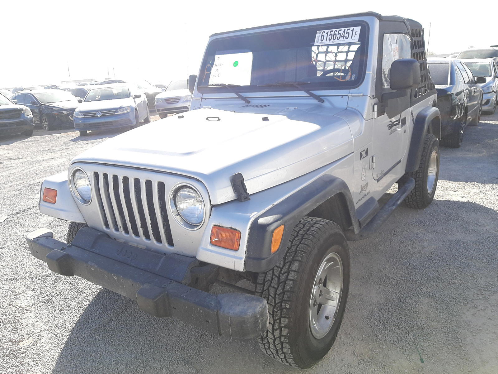 Photo 2 from auction – 2003 JEEP WRANGLER C with VIN 1J4FA39S73P304817