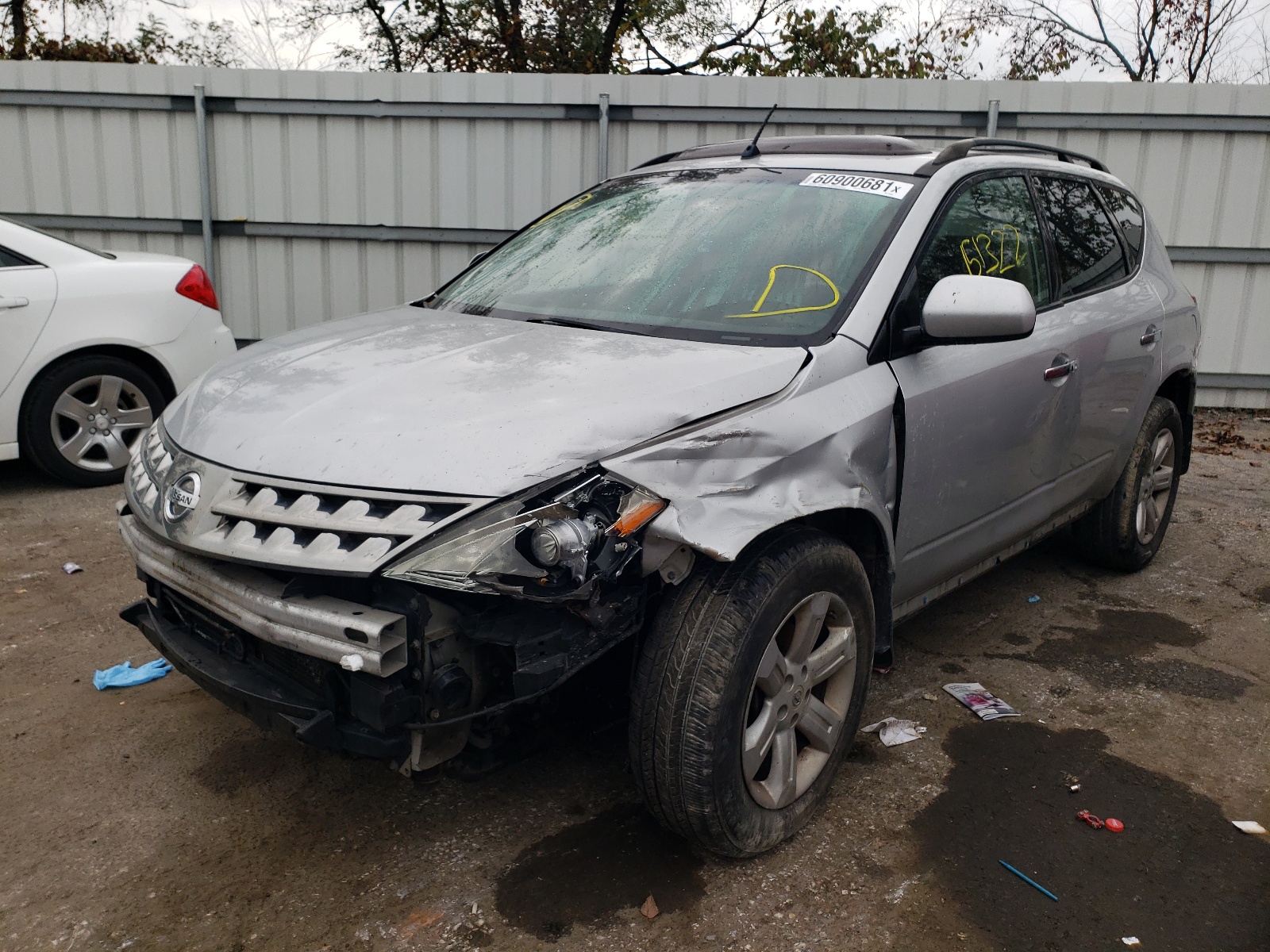 Photo 2 from auction – 2007 NISSAN MURANO SL with VIN JN8AZ08W67W648294