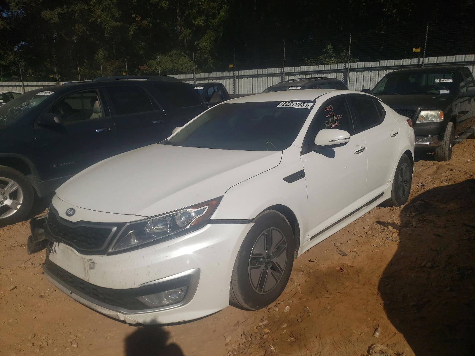 Photo 2 from auction – 2012 KIA OPTIMA HYB with VIN KNAGM4AD6C5028272