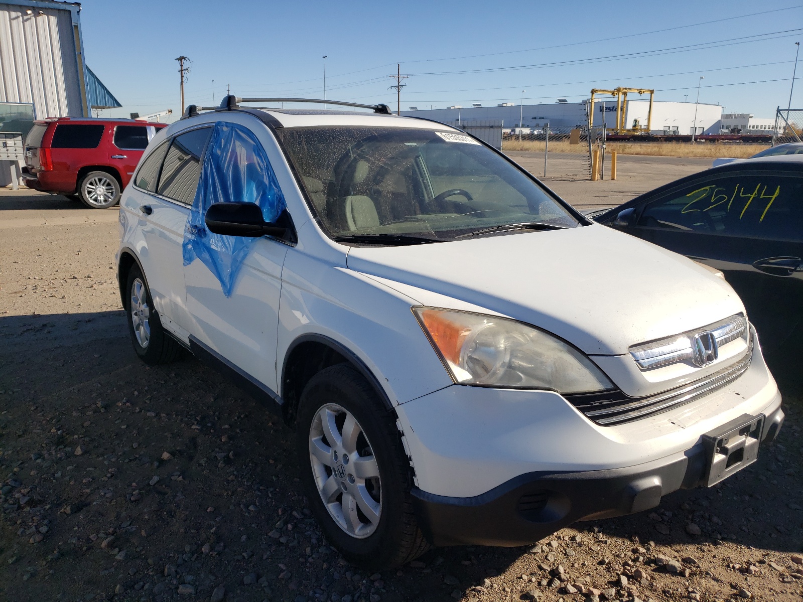 HONDA CR-V EX 2007 with VIN JHLRE48587C033629 - Photo from auction