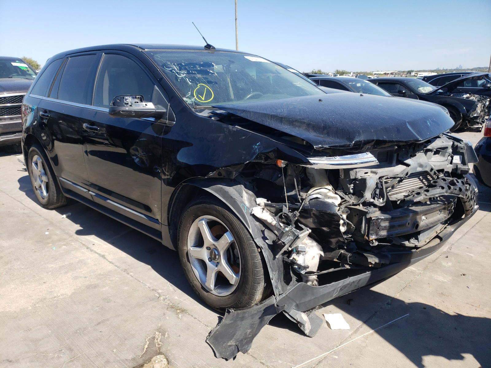 FORD EDGE LIMIT 2012 with VIN 2FMDK3K92CBA30205 - Photo from auction