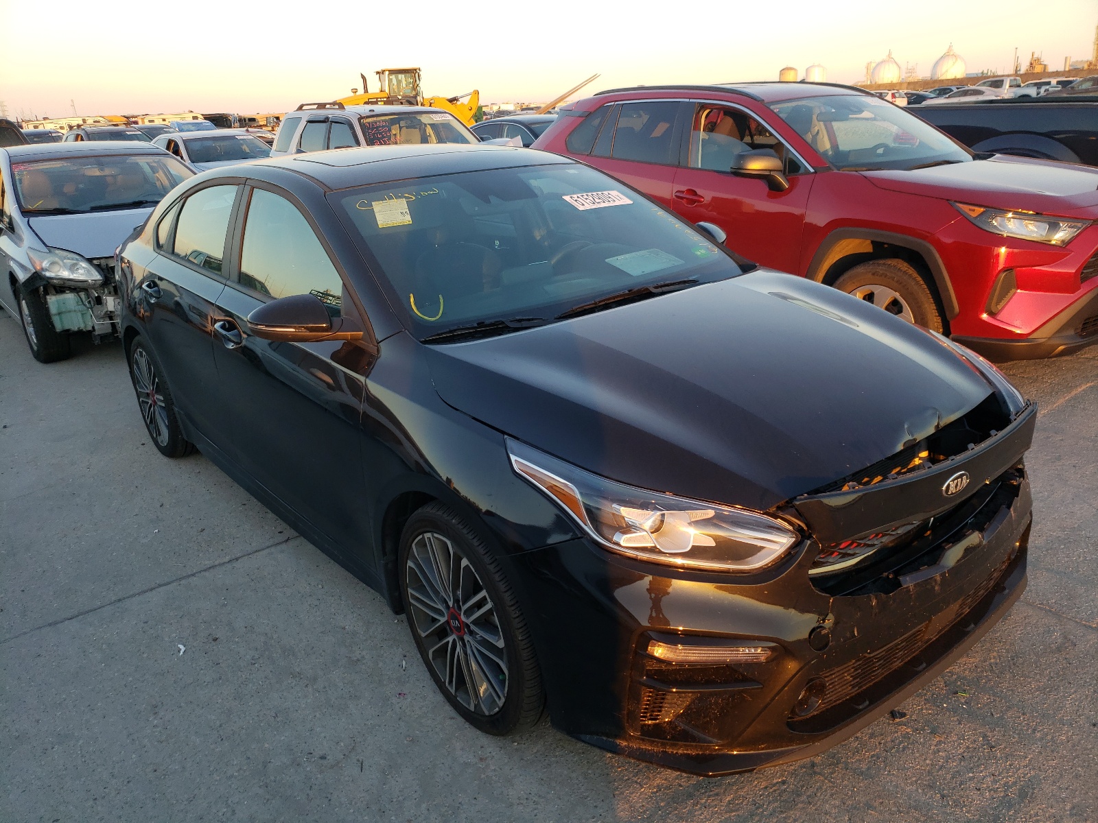 KIA FORTE GT 2021 with VIN 3KPF44AC5ME339476 - Photo from auction