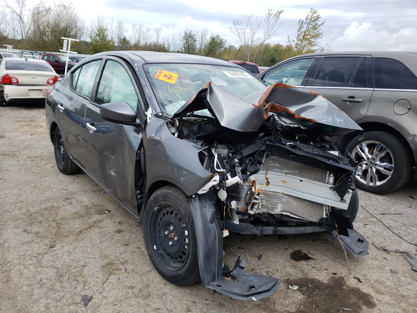 Photo 1 from auction – 2019 NISSAN VERSA S with VIN 3N1CN7AP6KL863476