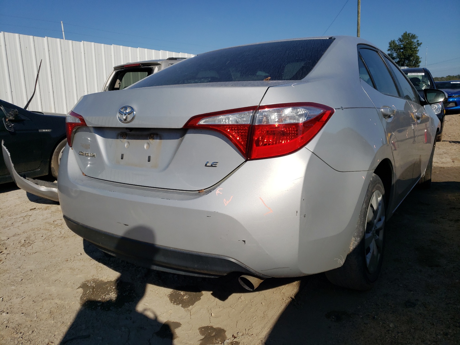 Photo 4 from auction – 2014 TOYOTA COROLLA L with VIN 2T1BURHE1EC107637