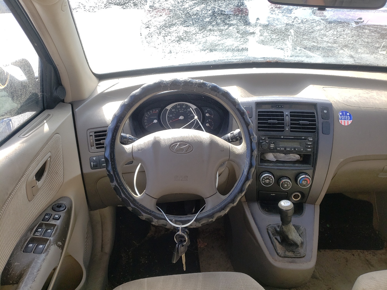 Photo 9 from auction – 2007 HYUNDAI TUCSON GLS with VIN KM8JM72B97U535536