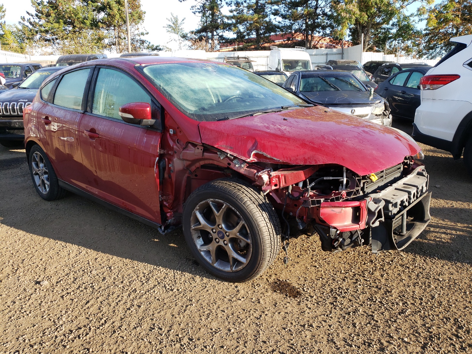 FORD FOCUS SE 2014 z numerem VIN 1FADP3K23EL383439 - Zdjęcie z aukcji
