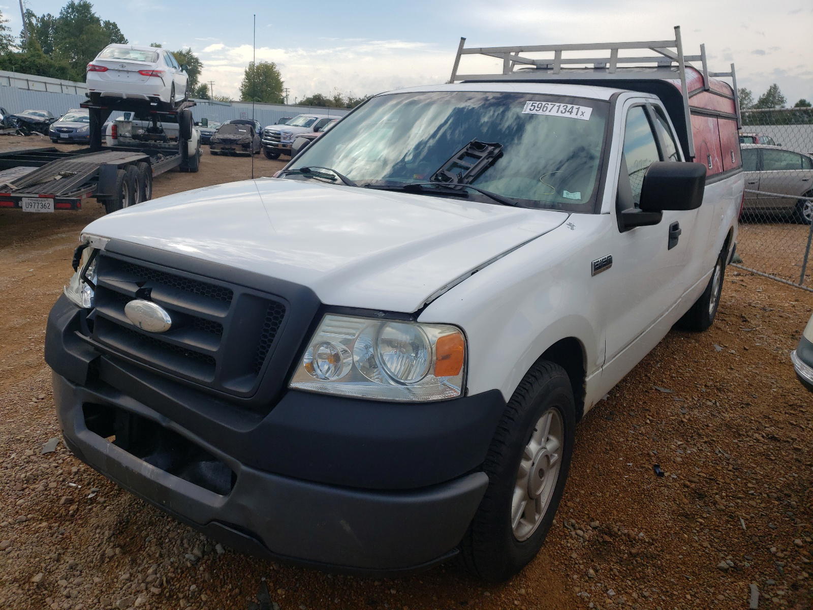 Photo 2 from auction – 2008 FORD F150 with VIN 1FTRF12W38KD54267