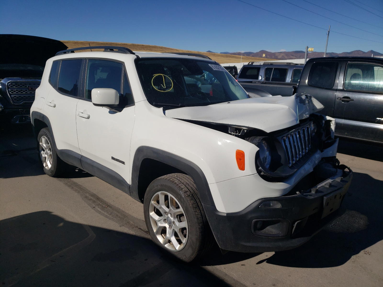 JEEP RENEGADE L 2017 with VIN ZACCJBBB9HPG42341 - Photo from auction