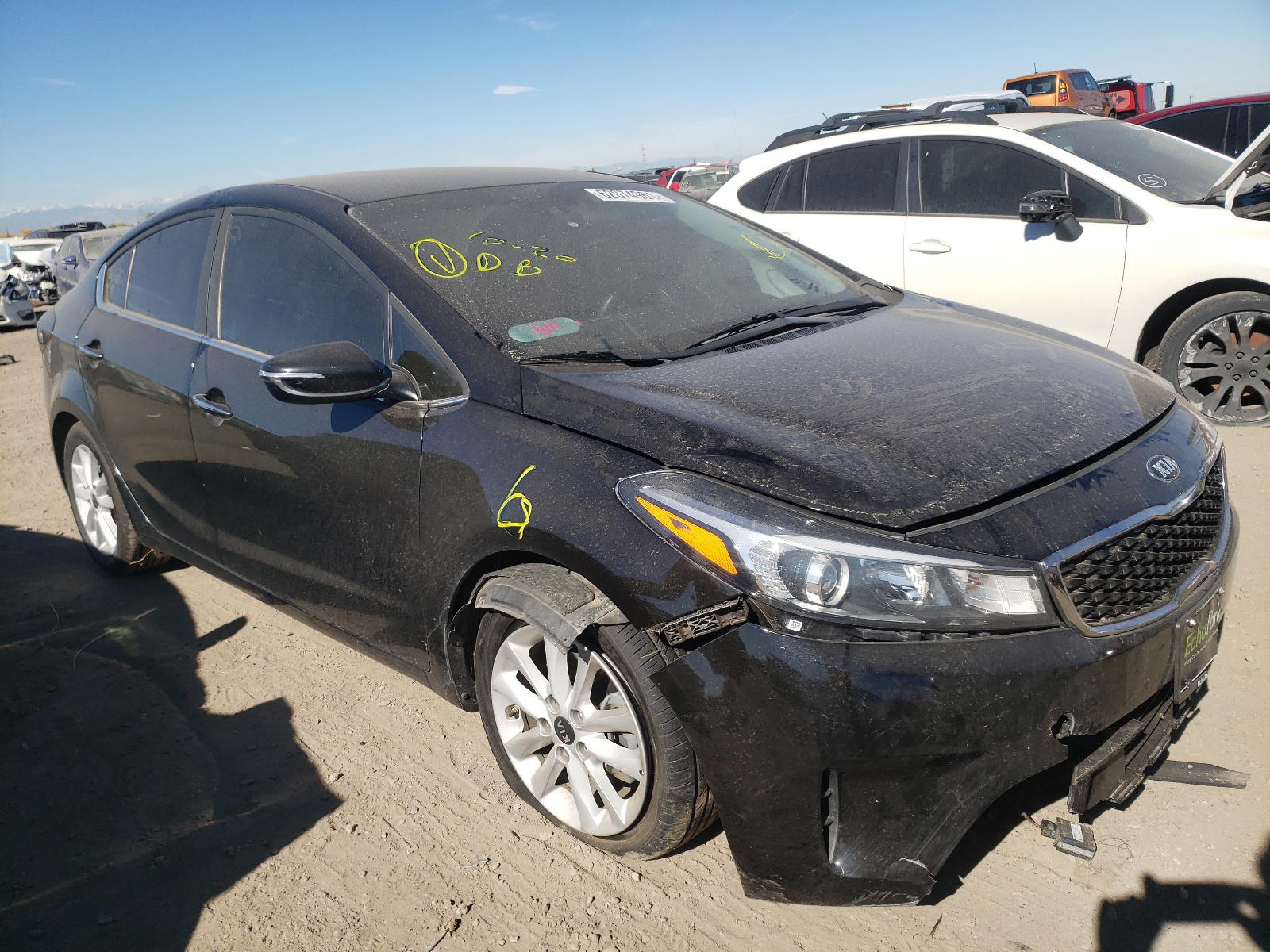 KIA FORTE LX 2017 with VIN 3KPFL4A72HE040829 - Photo from auction