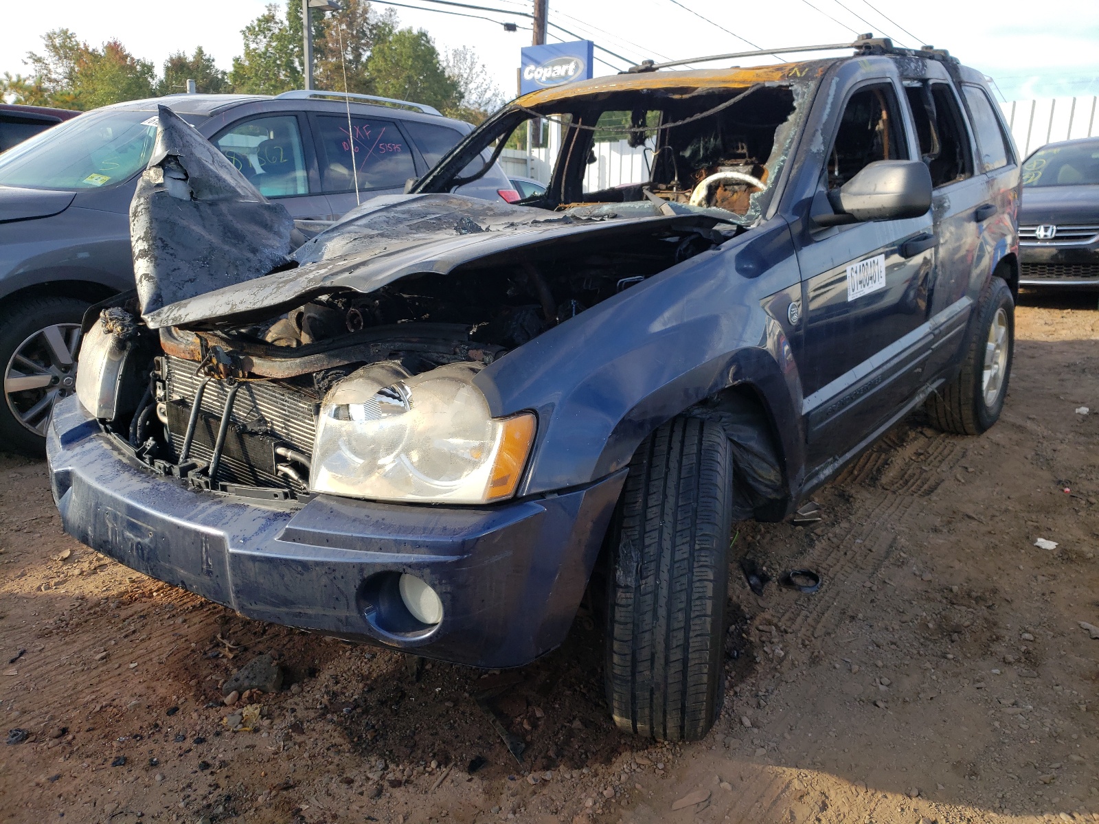 Photo 2 from auction – 2005 JEEP GRAND CHER with VIN 1J4HR48N75C706267