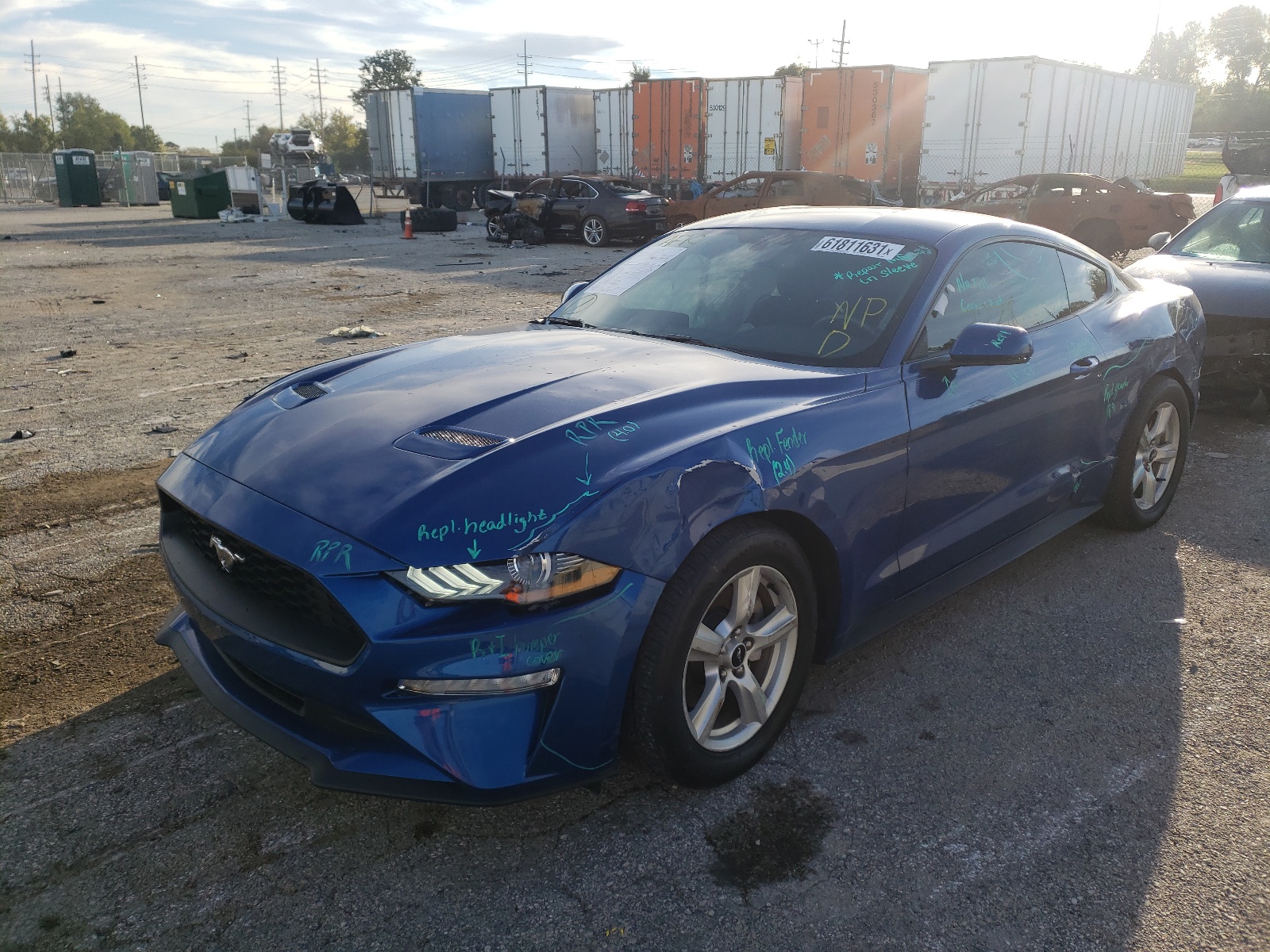 Photo 2 from auction – 2018 FORD MUSTANG with VIN 1FA6P8TH5J5184688