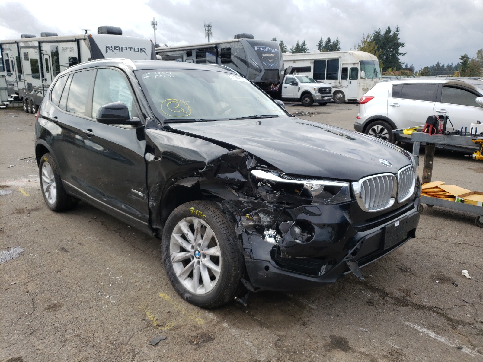Photo 1 from auction – 2016 BMW X3 XDRIVE2 with VIN 5UXWX9C56G0D78546