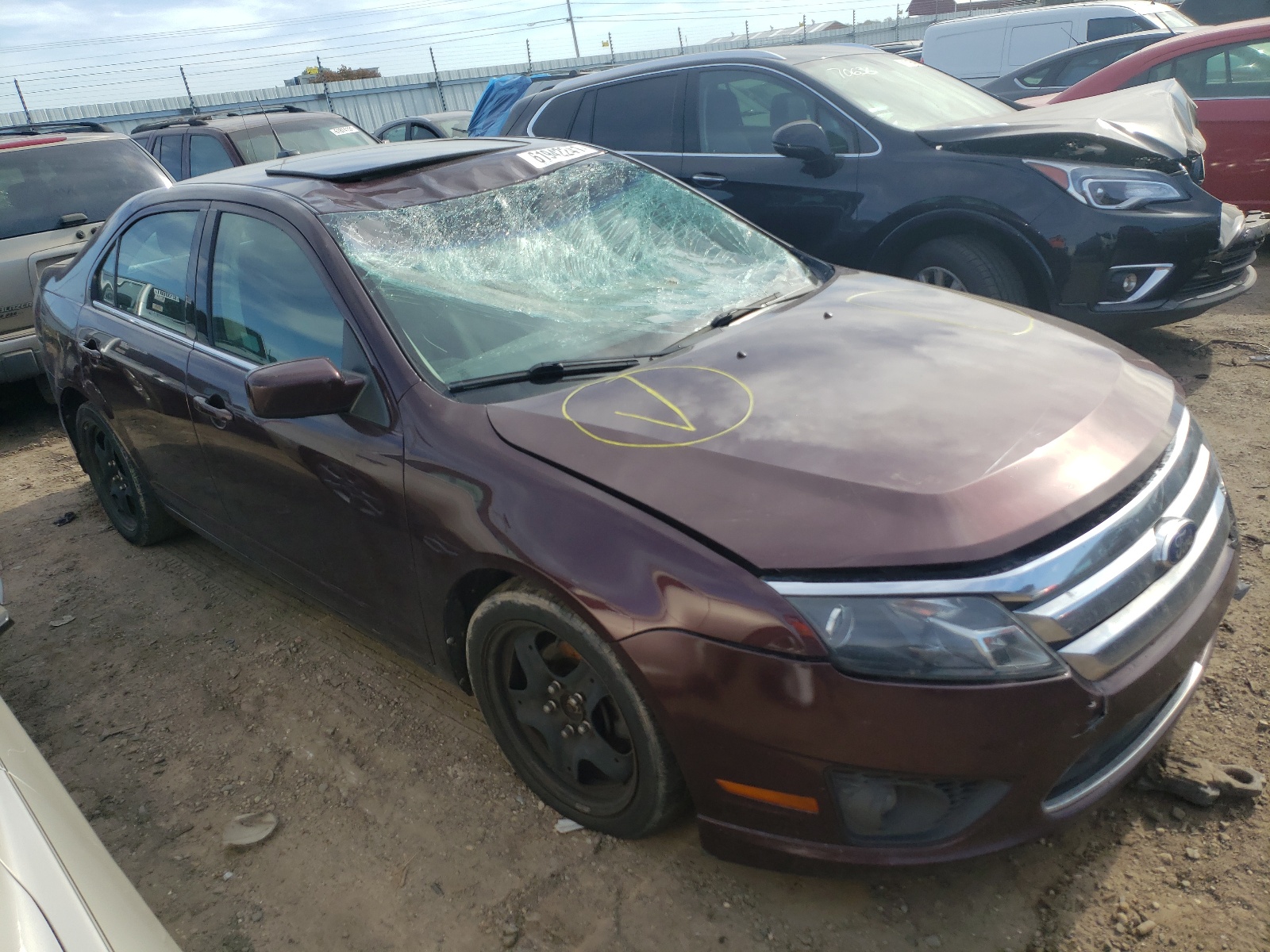 Photo 1 from auction – 2011 FORD FUSION SE with VIN 3FAHP0HA6BR219047