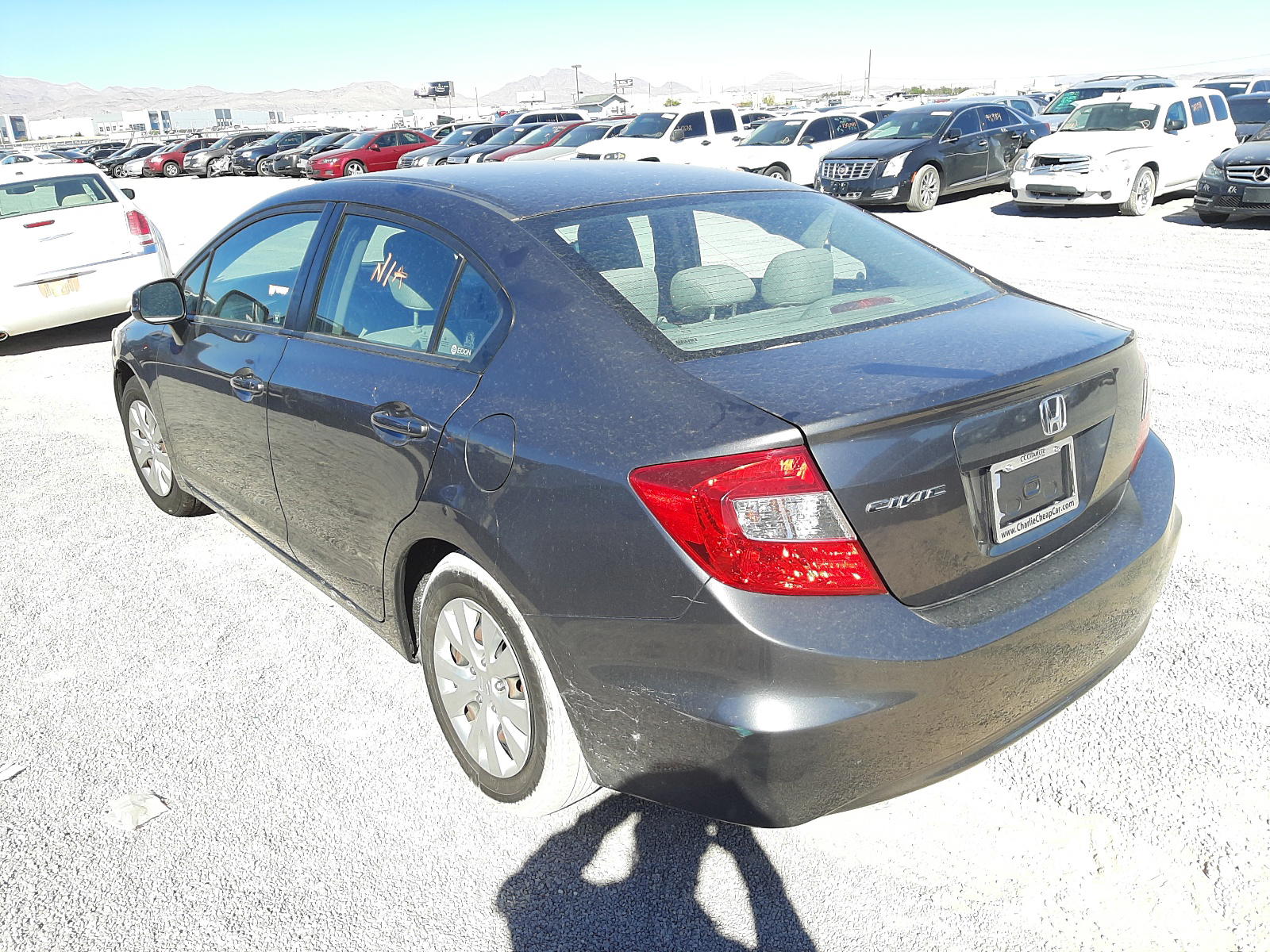 Photo 3 from auction – 2012 HONDA CIVIC LX with VIN 2HGFB2F59CH573757