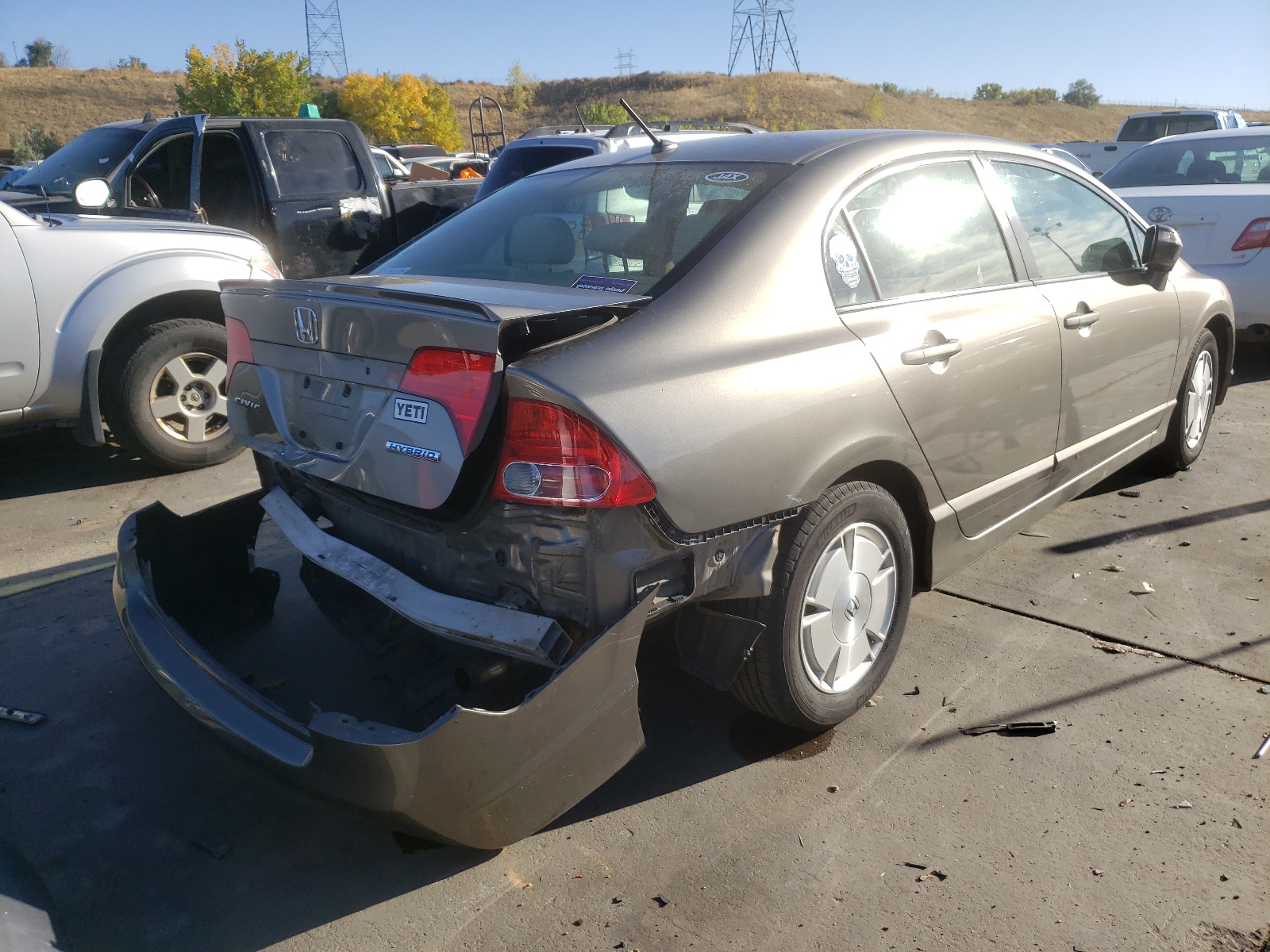 Photo 4 from auction – 2006 HONDA CIVIC HYBR with VIN JHMFA36236S011829