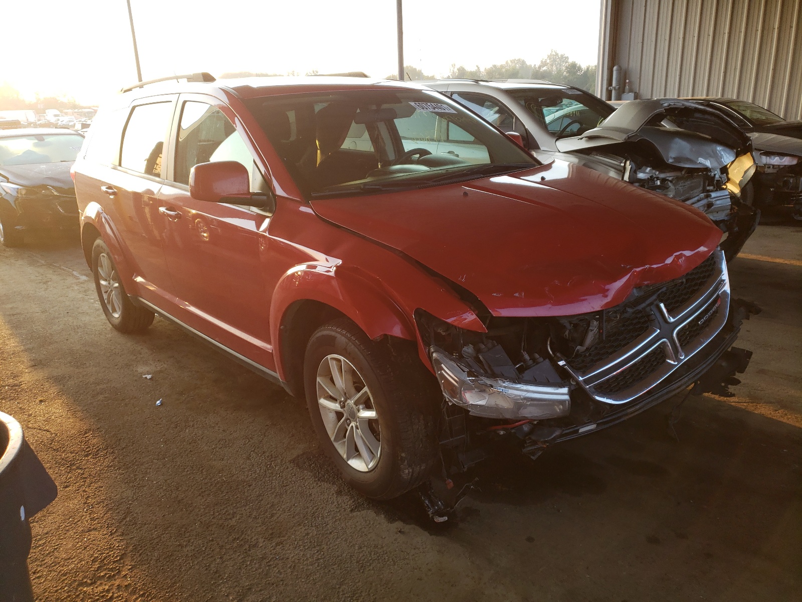DODGE JOURNEY SX 2017 with VIN 3C4PDCBG0HT523242 - Photo from auction