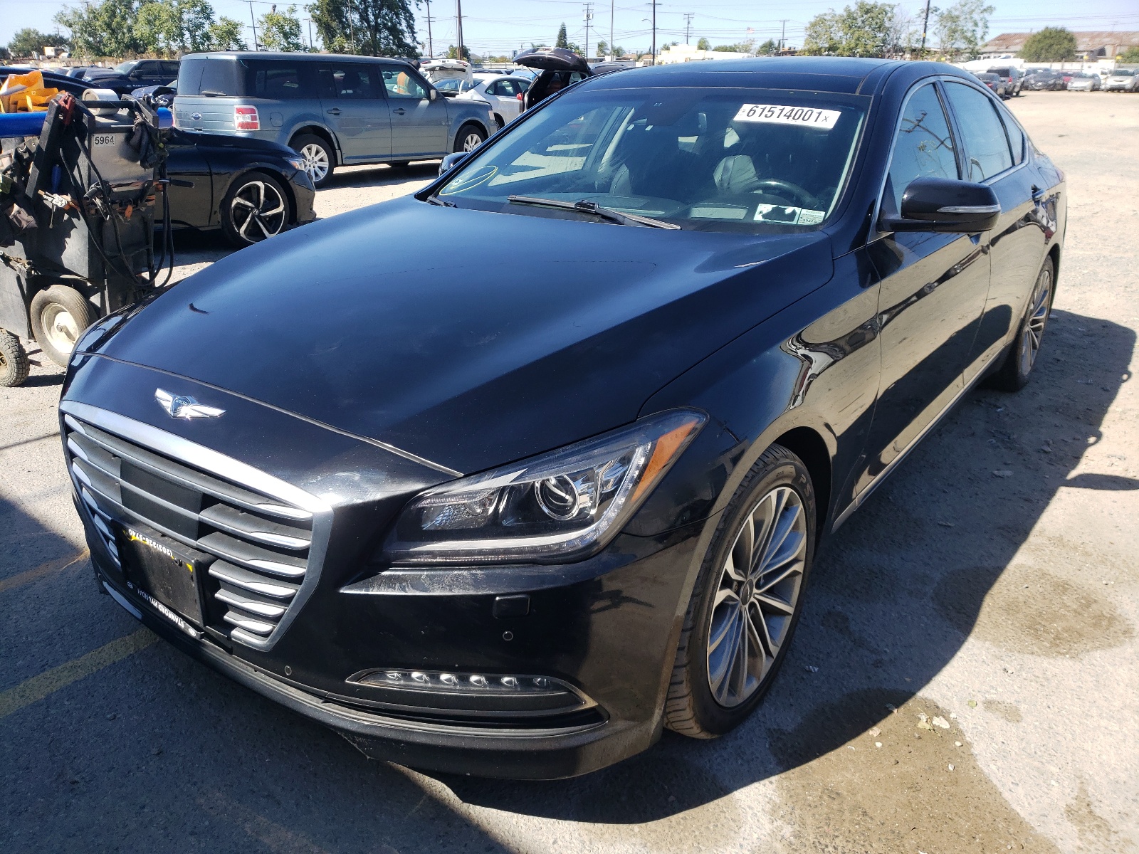 Photo 2 from auction – 2017 GENESIS G80 BASE with VIN KMHGN4JE3HU171536
