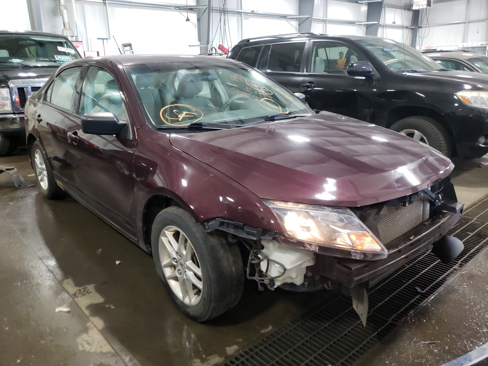 FORD FUSION S 2011 with VIN 3FAHP0GA4BR234826 - Photo from auction