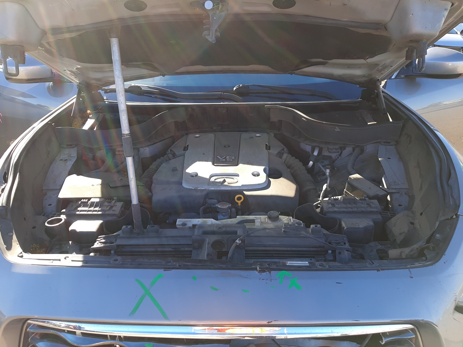 Photo 7 from auction – 2009 INFINITI FX35 with VIN JNRAS18W59M153413