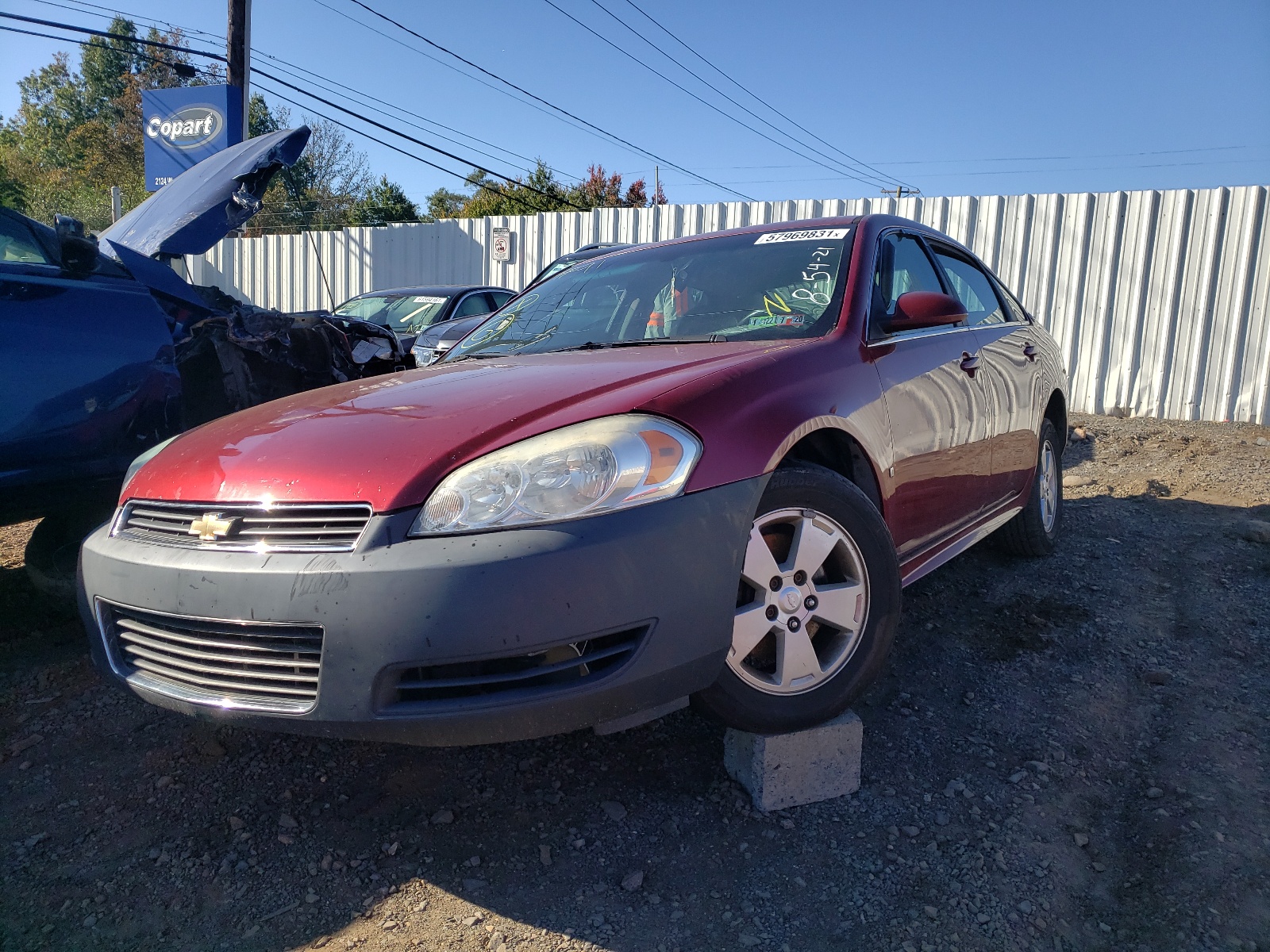 Photo 2 from auction – 2009 CHEVROLET IMPALA 1LT with VIN 2G1WT57N691254063
