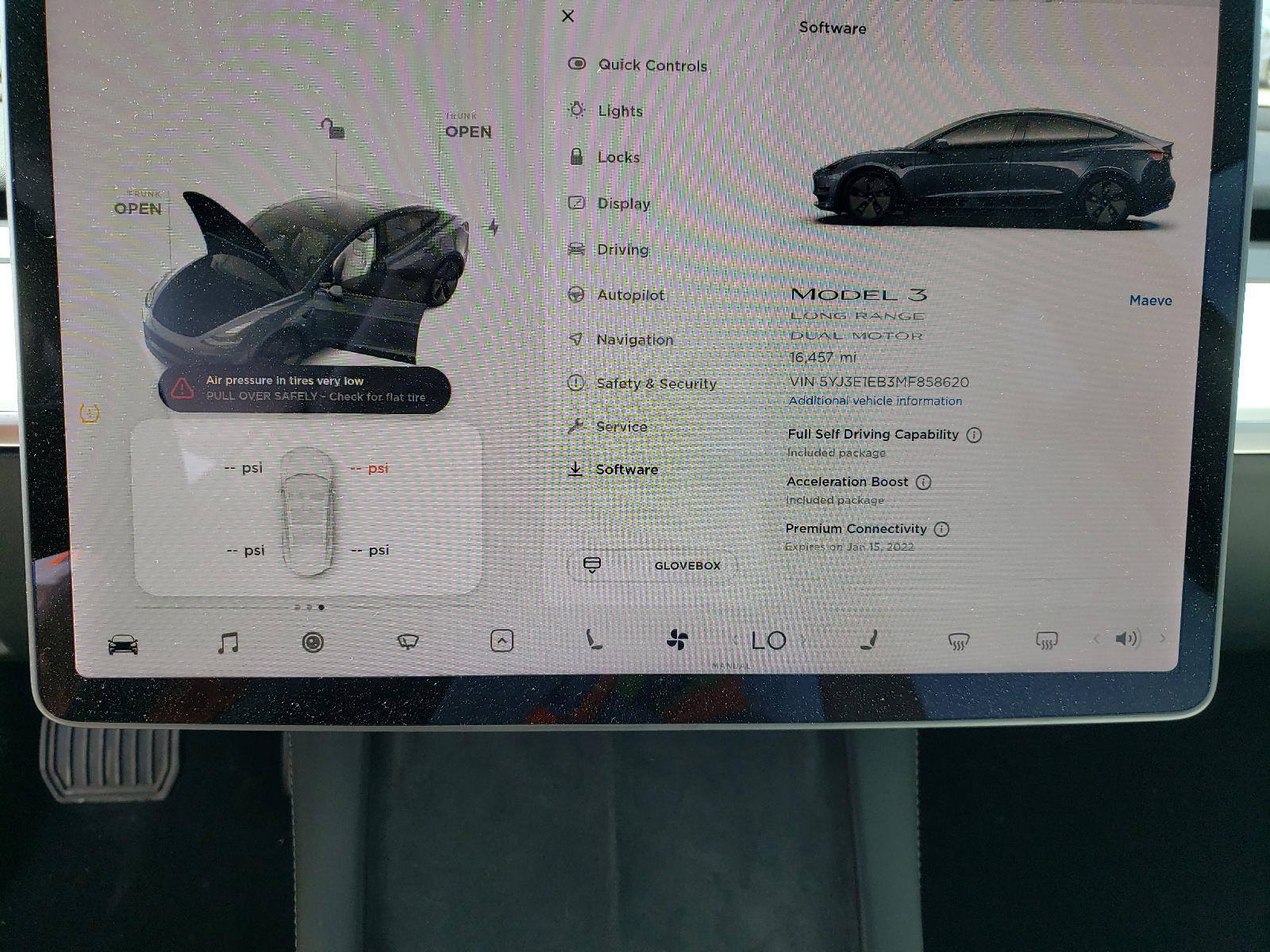 Photo 8 from auction – 2021 TESLA MODEL 3 with VIN 5YJ3E1EB3MF858620