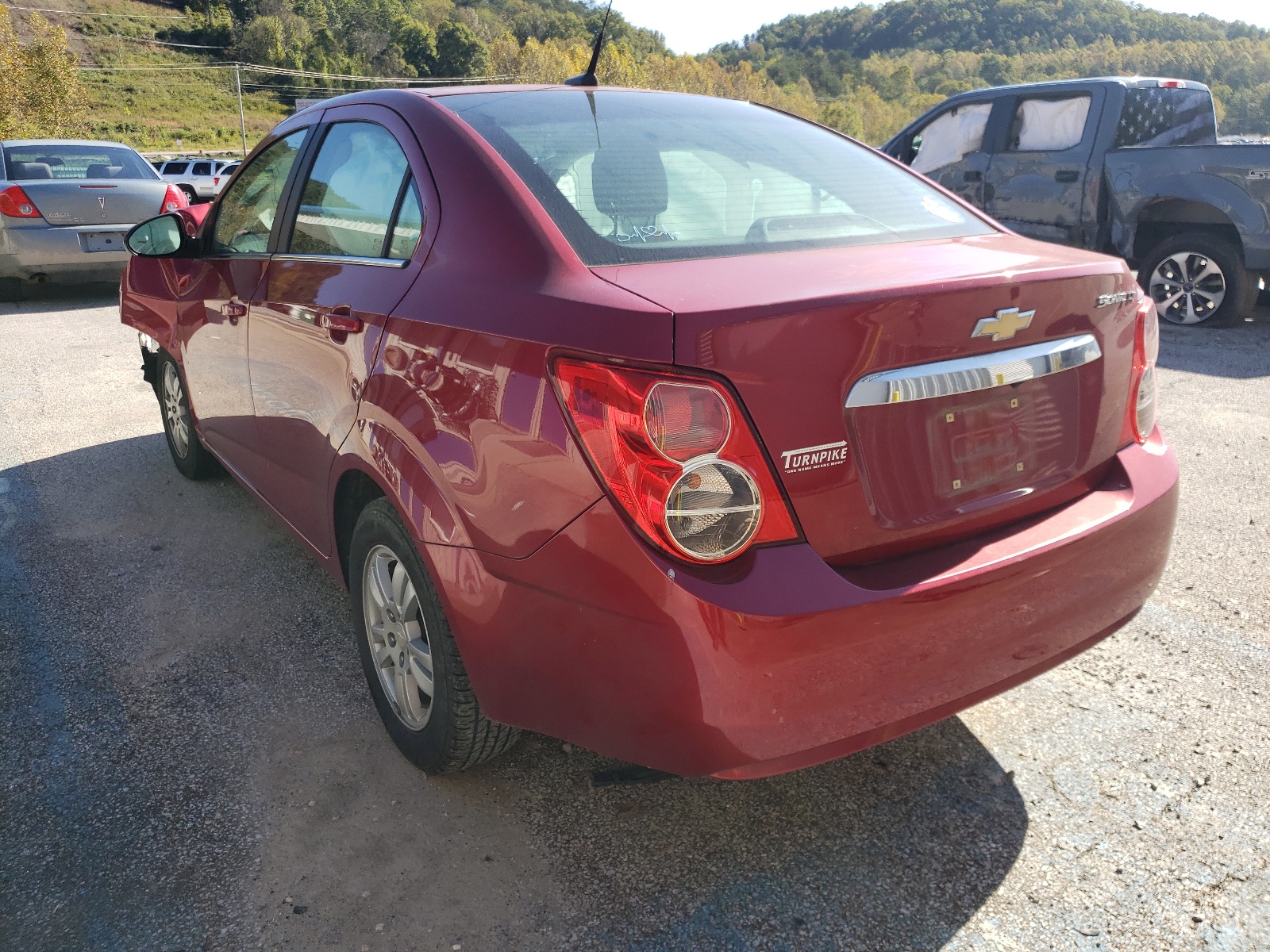 Photo 3 from auction – 2014 CHEVROLET SONIC LT with VIN 1G1JC5SH9E4240328
