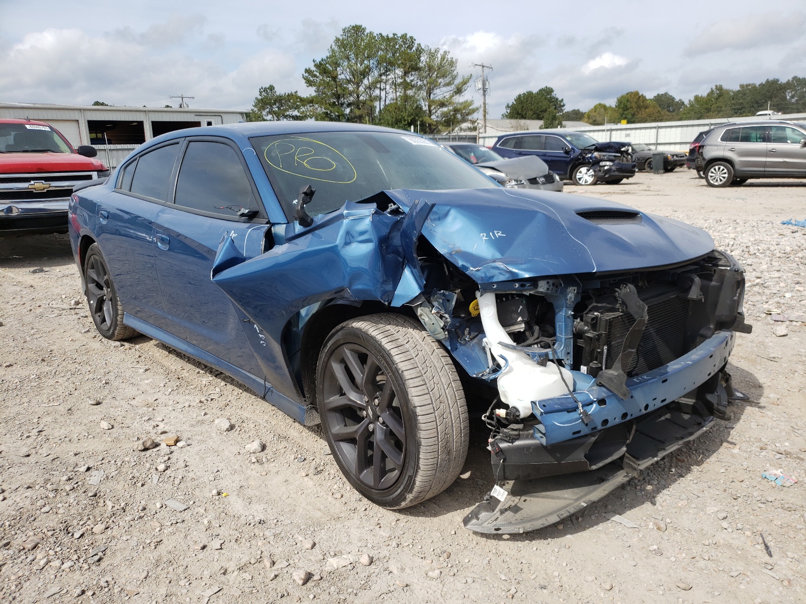 DODGE CHARGER R/ 2020 with VIN 2C3CDXCT0LH184232 - Photo from auction