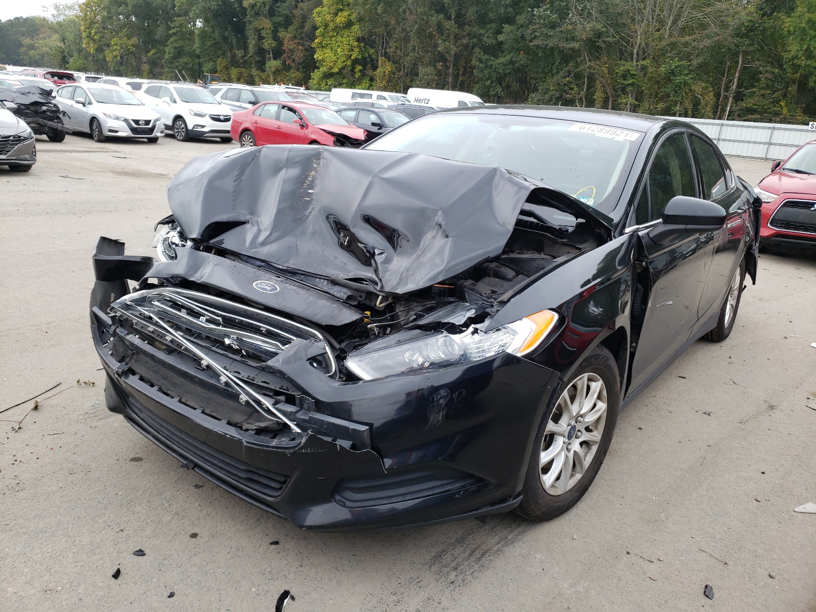 Photo 2 from auction – 2016 FORD FUSION S with VIN 3FA6P0G76GR222082