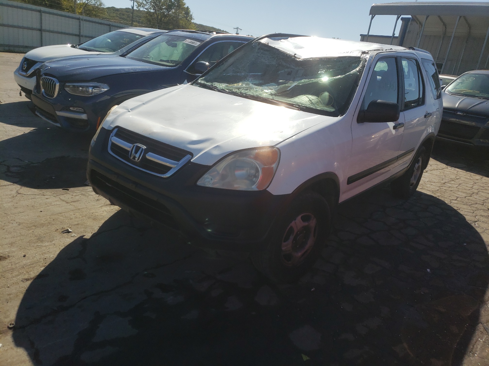 Photo 2 from auction – 2002 HONDA CR-V LX with VIN JHLRD68452C005608