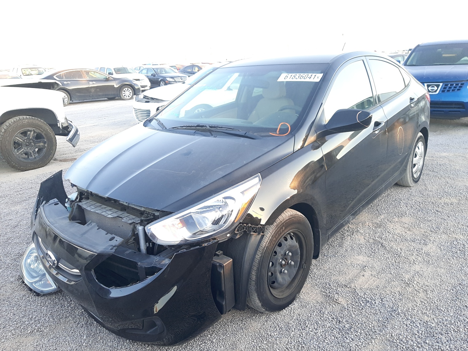 Photo 2 from auction – 2016 HYUNDAI ACCENT SE with VIN KMHCT4AE3GU092810