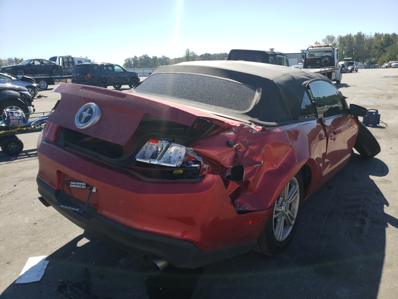 Photo 4 from auction – 2011 FORD MUSTANG with VIN 1ZVBP8EM3B5154154