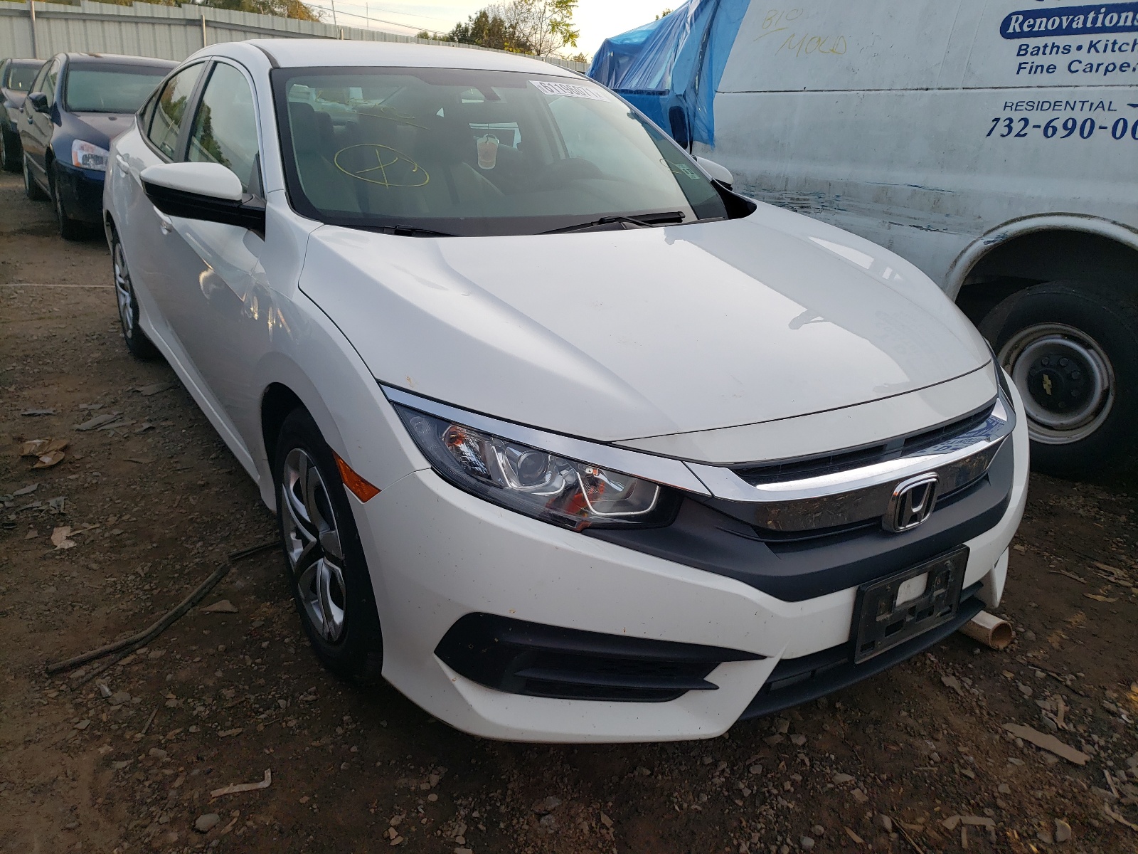 HONDA CIVIC LX 2017 with VIN 2HGFC2F51HH533466 - Photo from auction