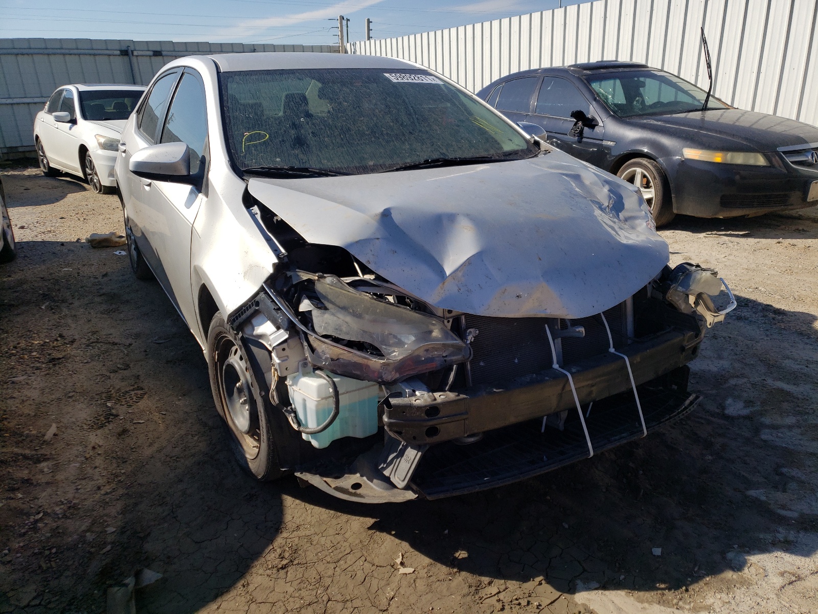 TOYOTA COROLLA L 2014 with VIN 2T1BURHE1EC107637 - Photo from auction