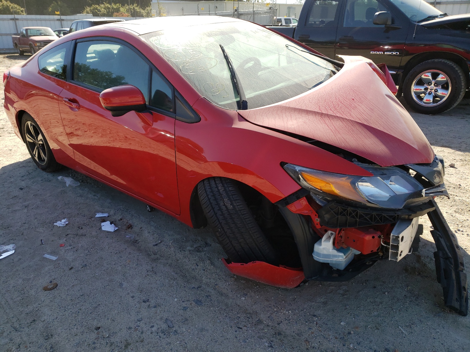 HONDA CIVIC EX 2014 with VIN 2HGFG3B81EH502854 - Photo from auction