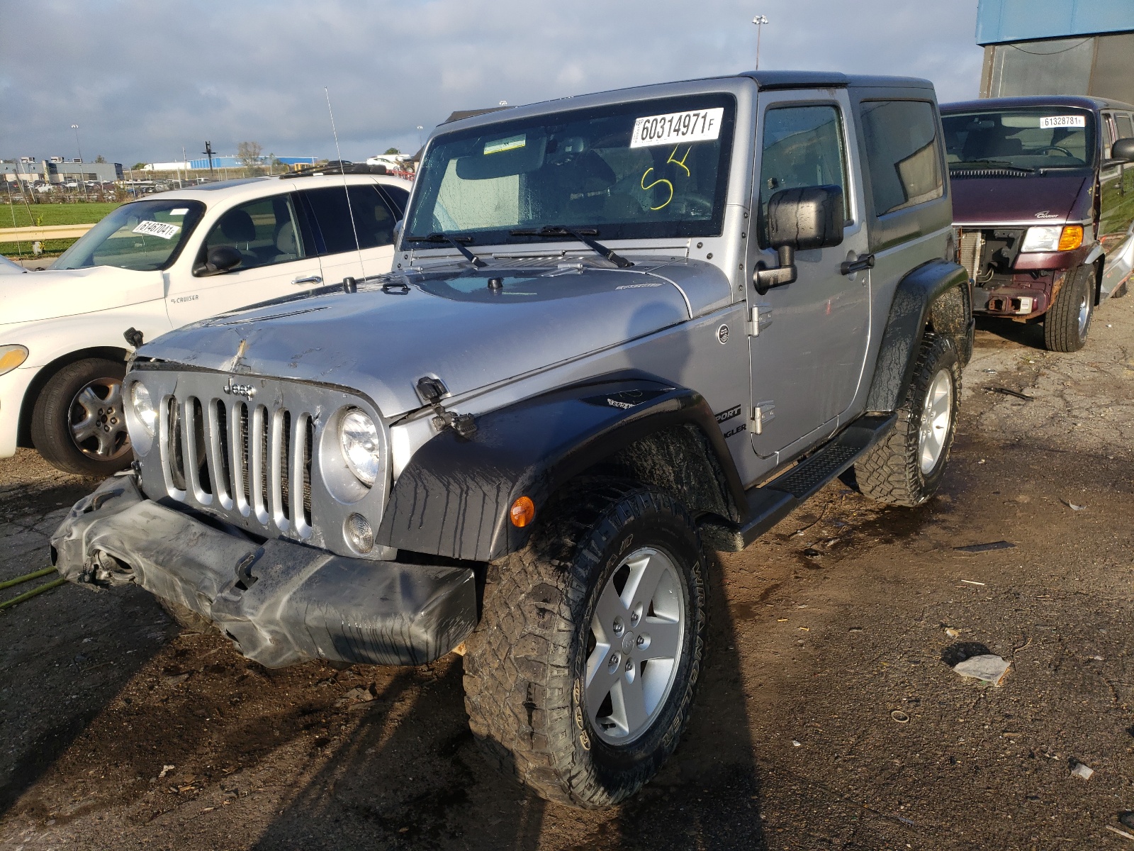 Photo 2 from auction – 2015 JEEP WRANGLER S with VIN 1C4AJWAG8FL550716