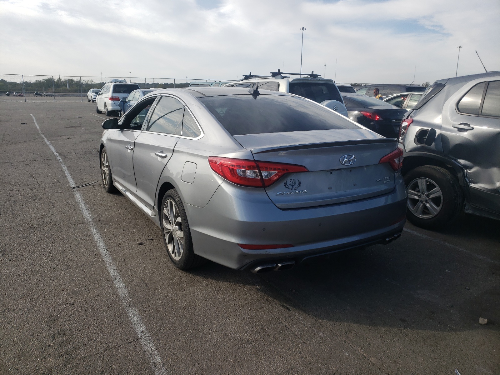 Photo 3 from auction – 2015 HYUNDAI SONATA SPO with VIN 5NPE34AB4FH140102