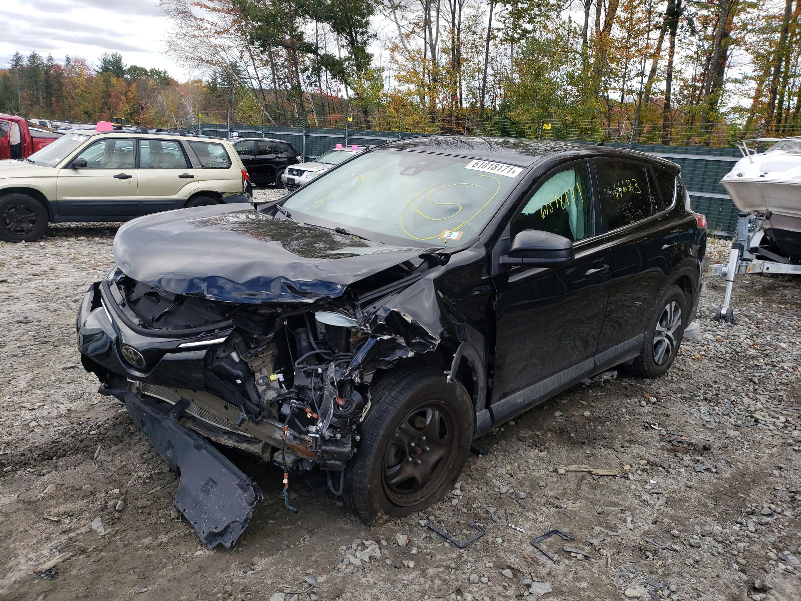 Photo 2 from auction – 2017 TOYOTA RAV4 LE with VIN 2T3BFREV2HW667322