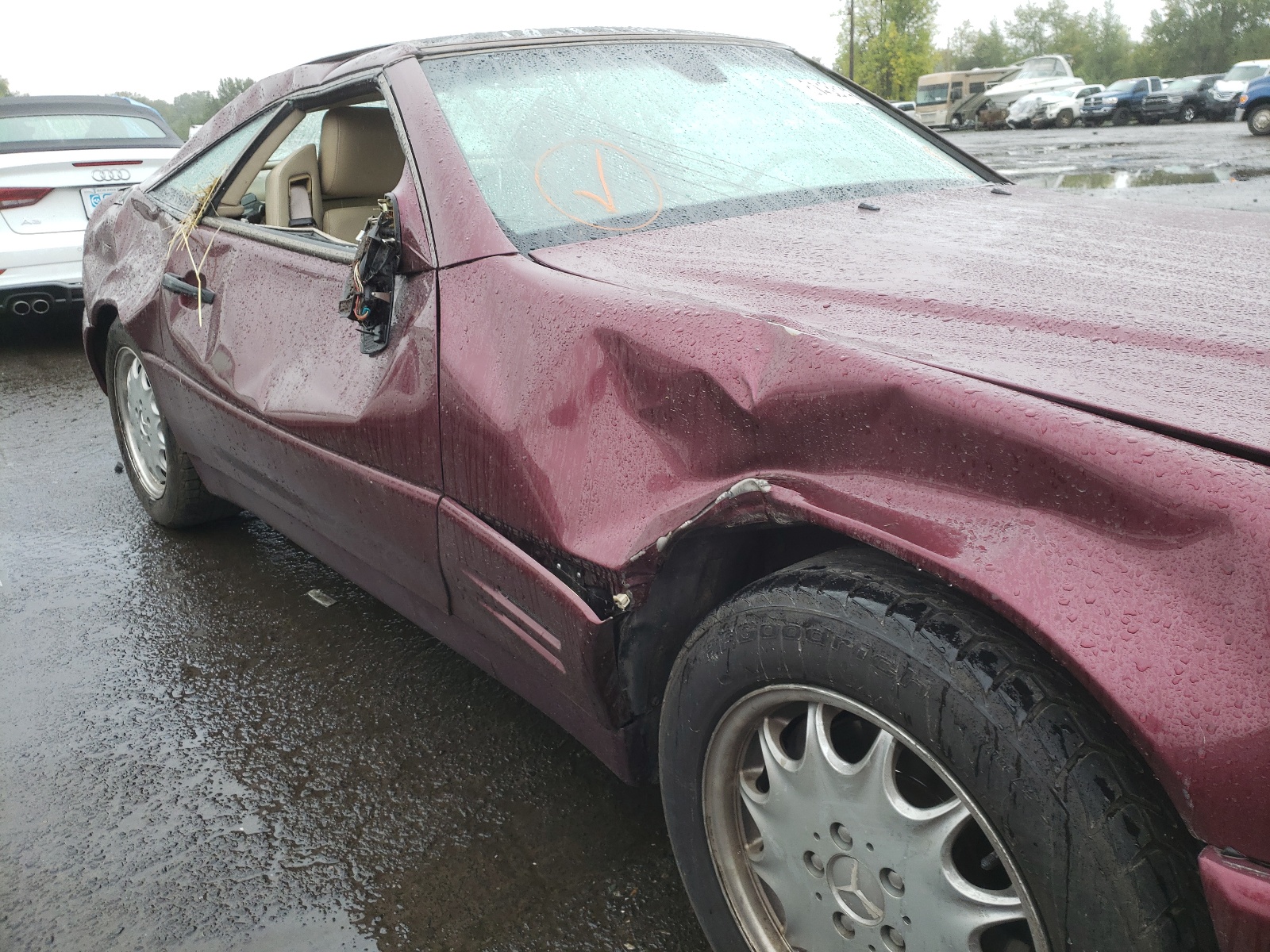 Photo 9 from auction – 1997 MERCEDES-BENZ SL 500 with VIN WDBFA67F8VF148582