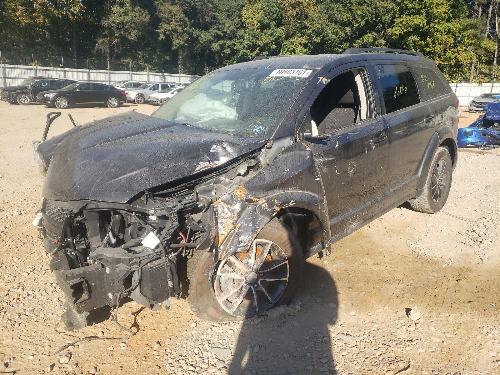 Photo 2 from auction – 2017 DODGE JOURNEY SE with VIN 3C4PDCAB1HT638048
