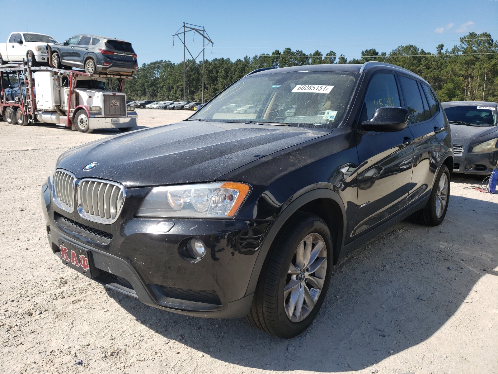Photo 2 from auction – 2014 BMW X3 XDRIVE2 with VIN 5UXWX9C5XE0D39147