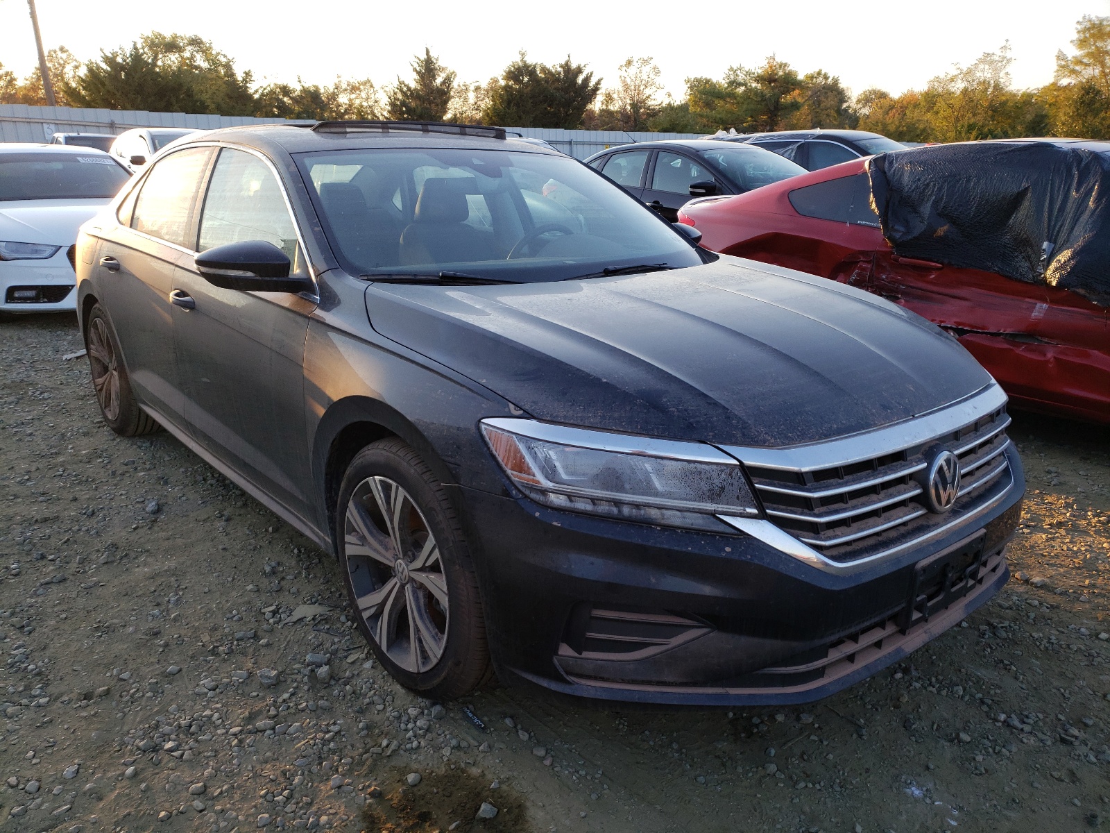 VOLKSWAGEN PASSAT SE 2021 with VIN 1VWSA7A39MC007666 - Photo from auction