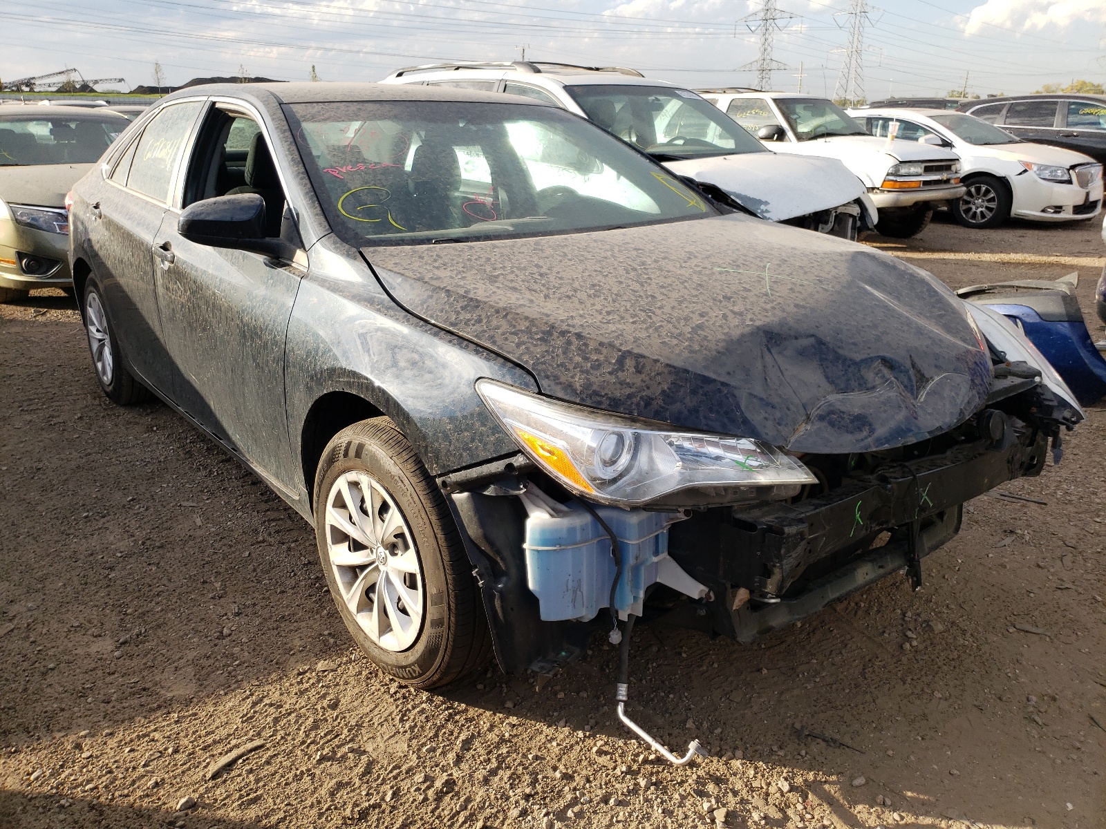 TOYOTA CAMRY LE 2016 with VIN 4T4BF1FK1GR569160 - Photo from auction