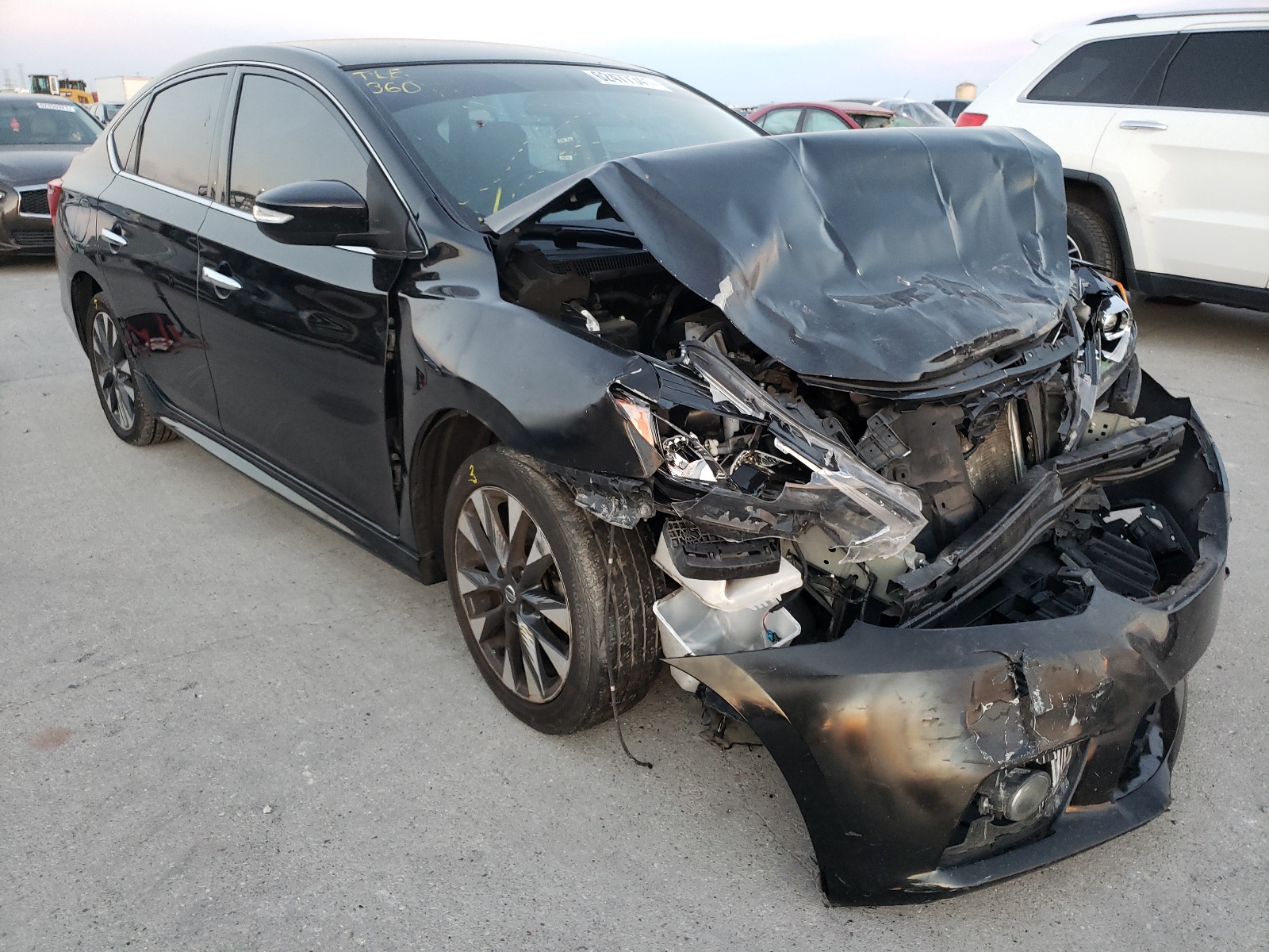 NISSAN SENTRA S 2019 with VIN 3N1AB7AP1KY240205 - Photo from auction