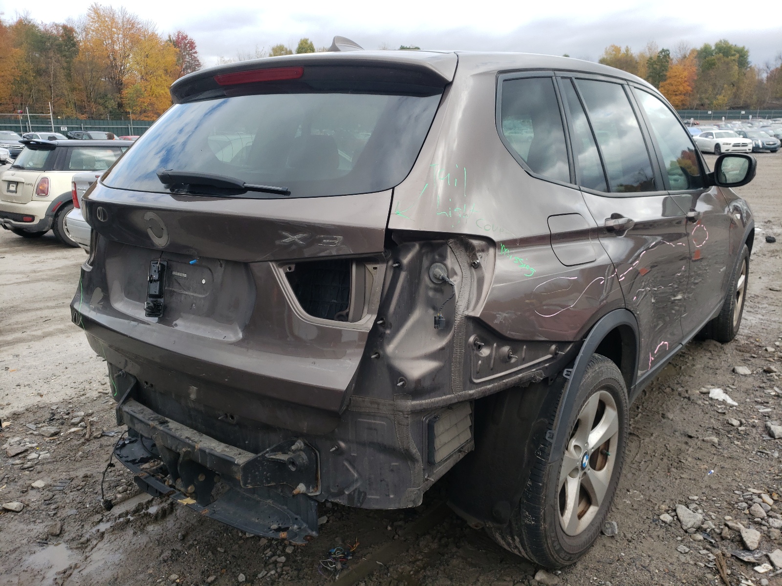 Photo 4 from auction – 2011 BMW X3 XDRIVE2 with VIN 5UXWX5C5XBL703373