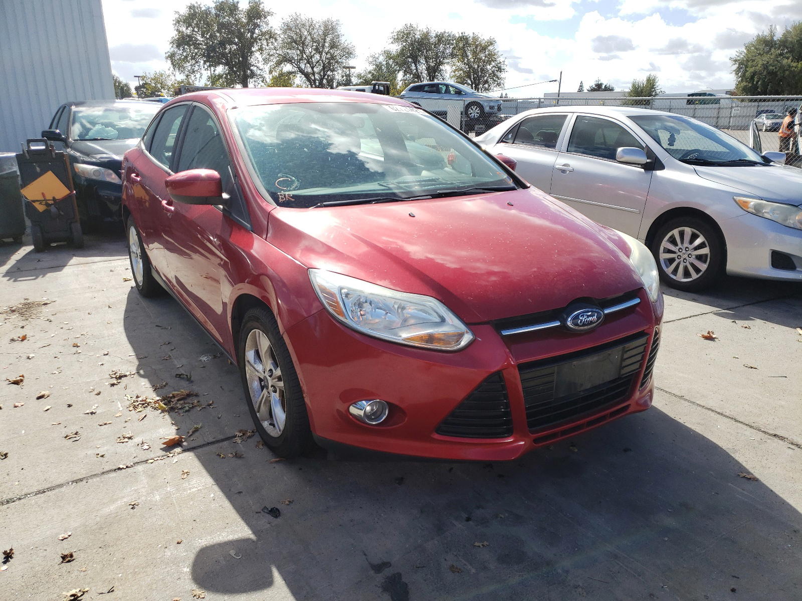 FORD FOCUS SE 2012 with VIN 1FAHP3F2XCL400780 - Photo from auction