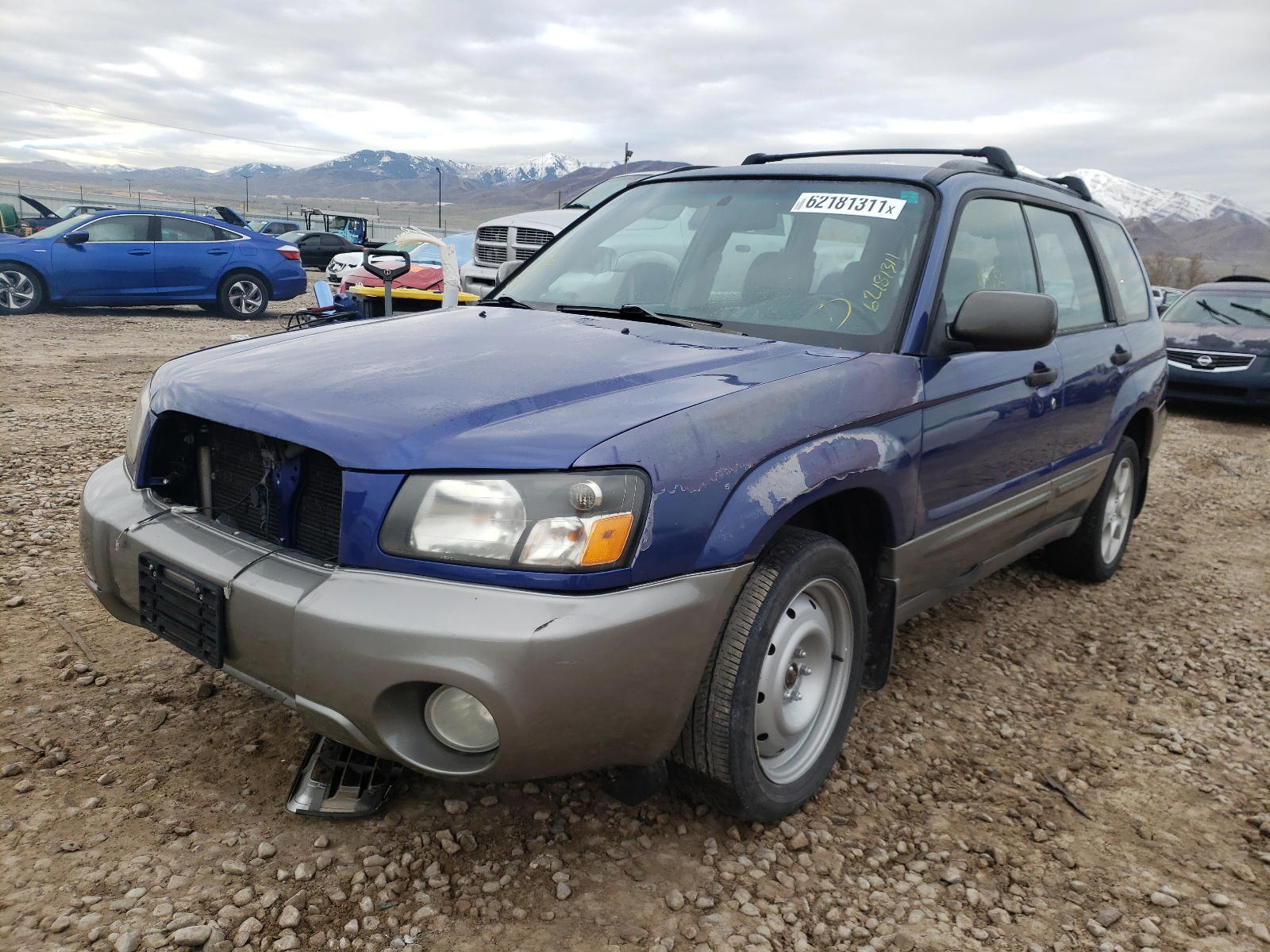 Photo 2 from auction – 2003 SUBARU FORESTER with VIN JF1SG65603H727347
