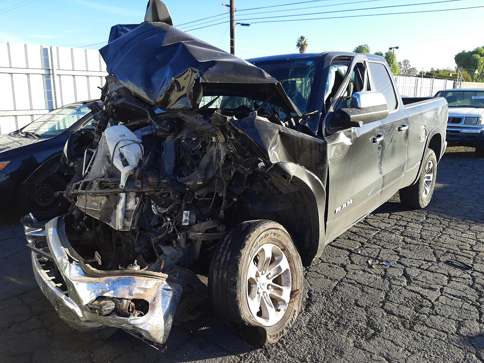 Photo 2 from auction – 2019 RAM 1500 LARAM with VIN 1C6SRFDT2KN734867