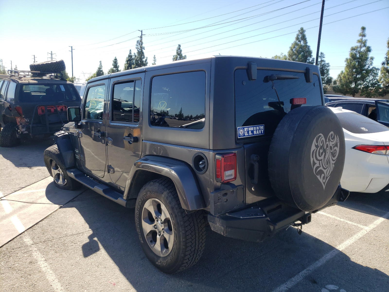 Photo 3 from auction – 2017 JEEP WRANGLER U with VIN 1C4BJWEG3HL751277