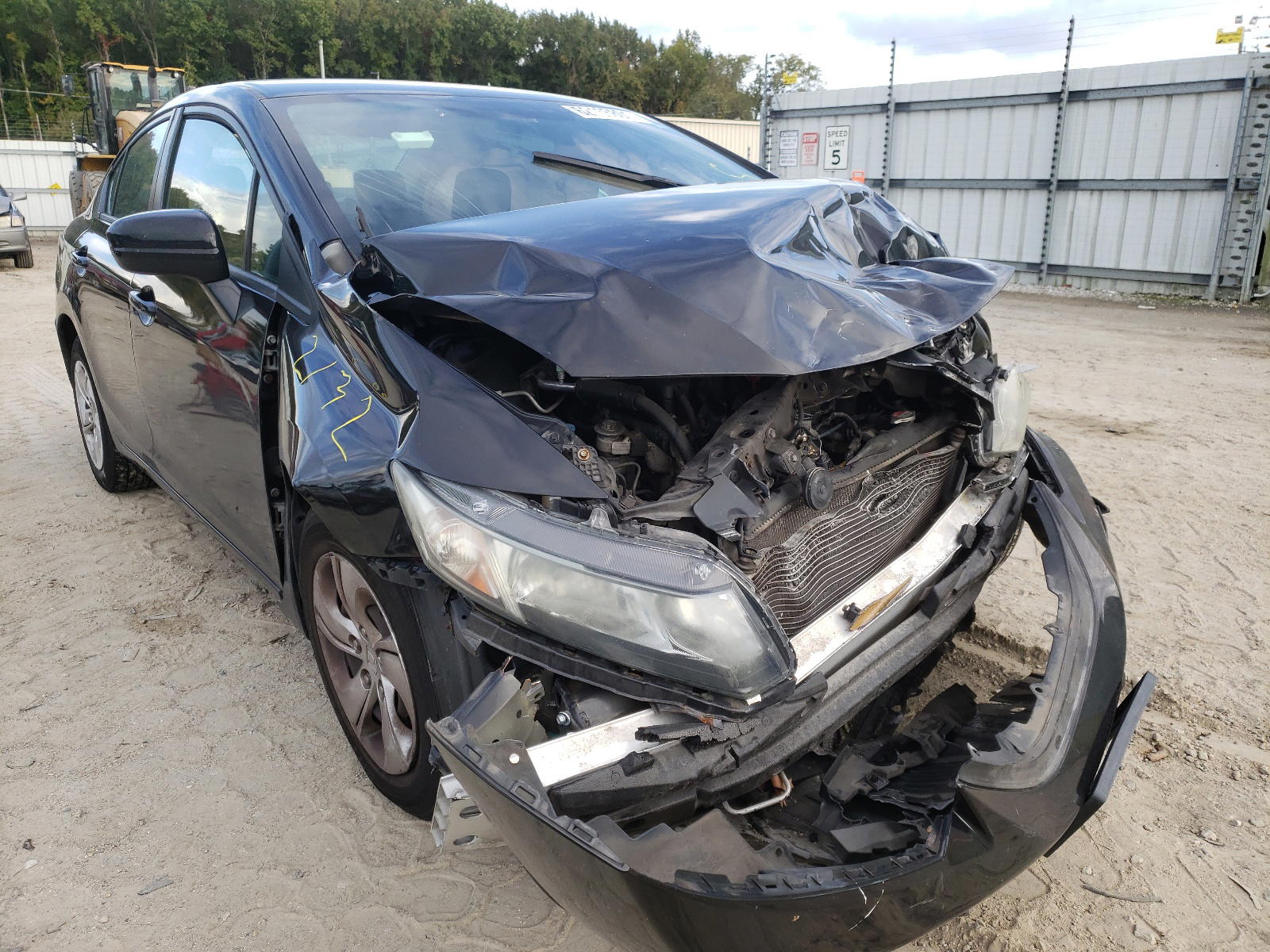 HONDA CIVIC LX 2014 with VIN 19XFB2F53EE253606 - Photo from auction